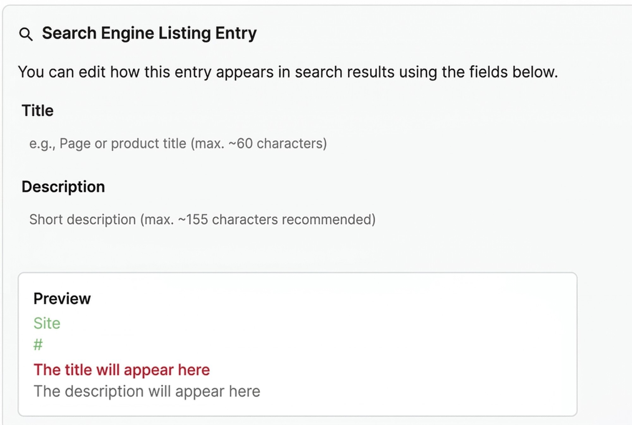 SEO management
